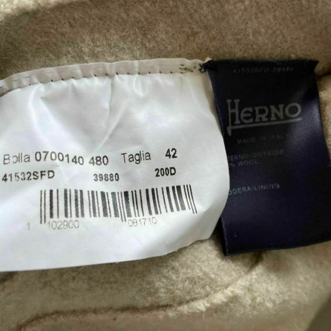 HERNO ウールコート　アイボリー