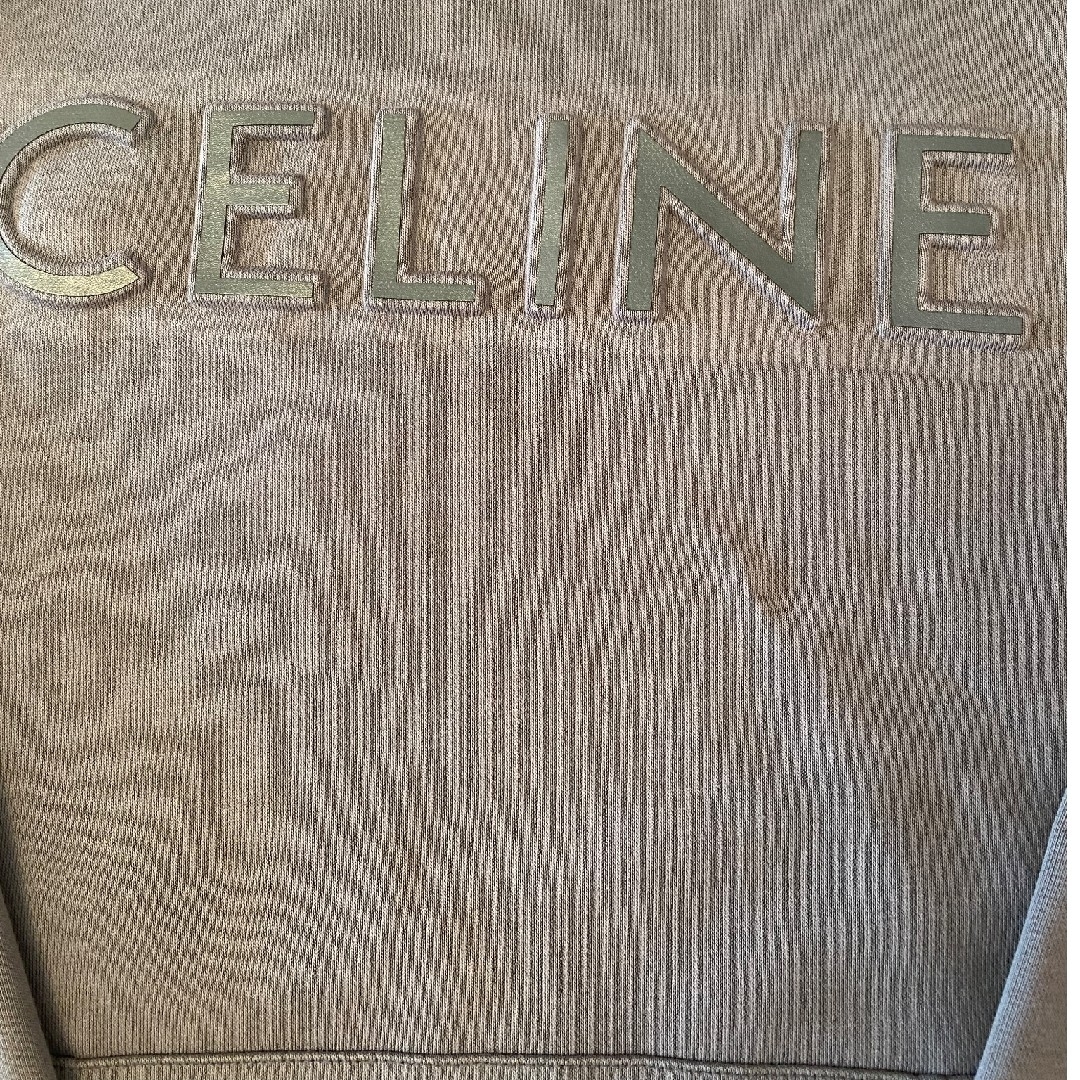 男女兼用 CELINE セリーヌ  グレー パーカー