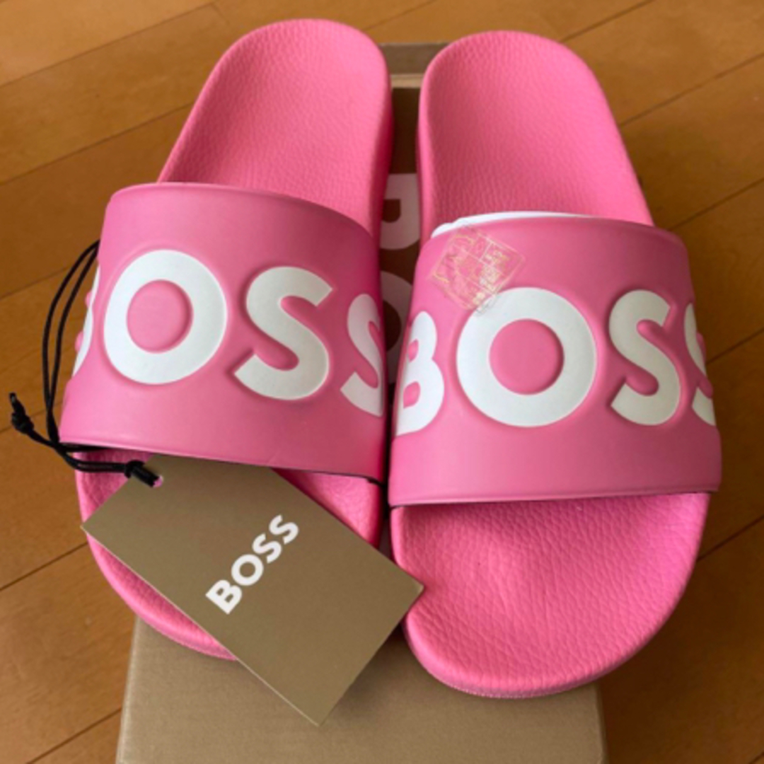 HUGO BOSS(ヒューゴボス)のBOSS   ボス  サンダル  大谷翔平  ピンク 25.5cm レディースの靴/シューズ(サンダル)の商品写真