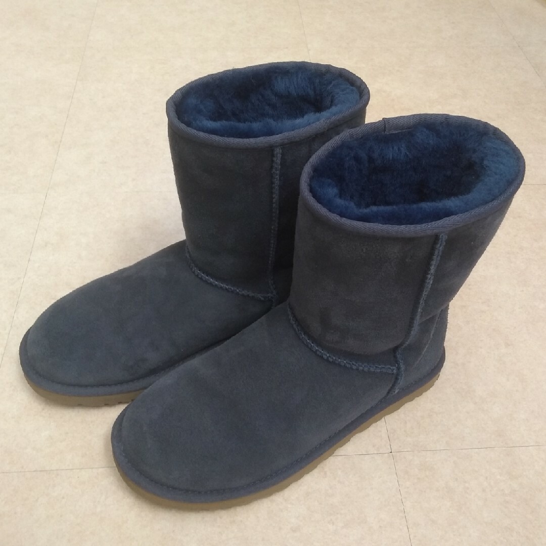 UGG AUSTRALIA - UGG ムートンブーツ ネイビー 23〜24cm
