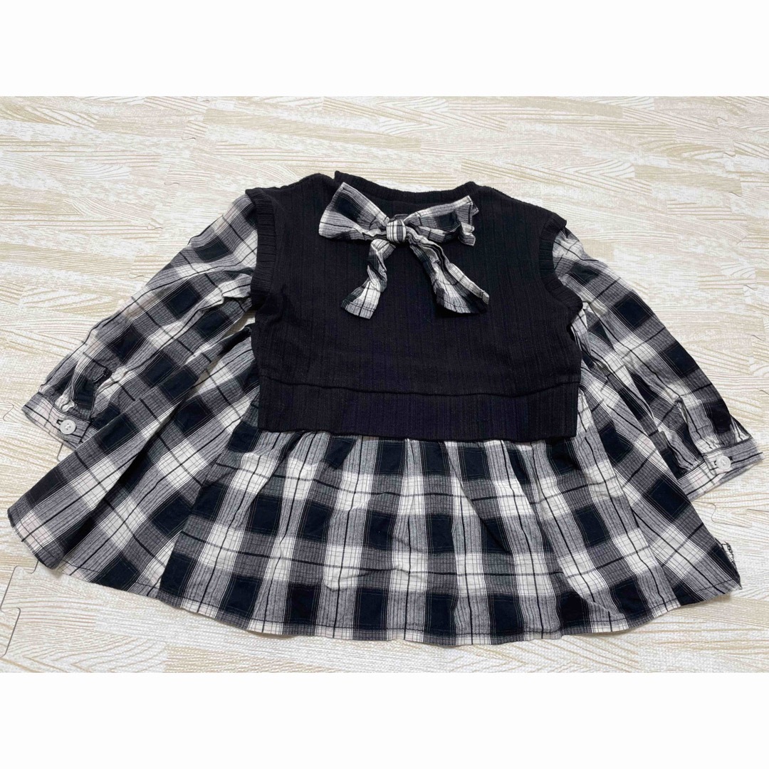 petit main(プティマイン)のプティマイン　チュニック　100 キッズ/ベビー/マタニティのキッズ服女の子用(90cm~)(Tシャツ/カットソー)の商品写真