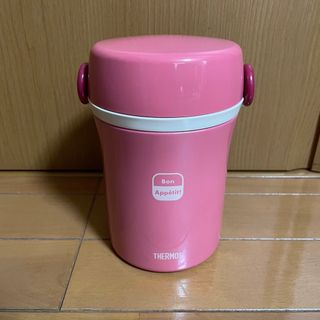 サーモス(THERMOS)のサーモス ステンレスランチジャー ピンク JBC-800 P(弁当用品)