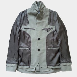 sacai - sacai 21ss Suiting x MA-1 ジャケット サイズ1の通販 by