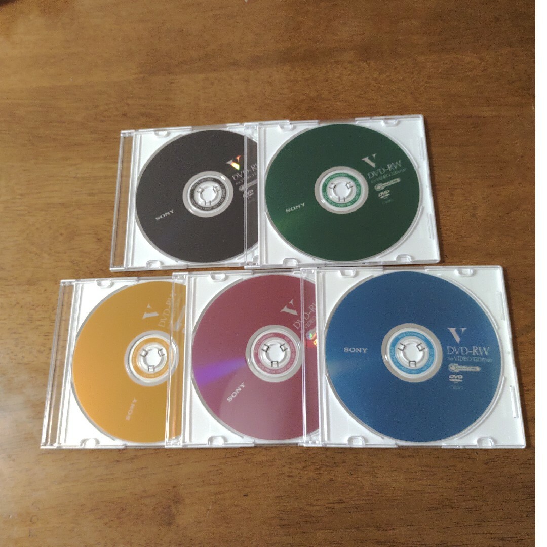 SONY(ソニー)のSONY❮DVD-RW 5枚❯ビデオ用繰り返し録画可能　ソニー エンタメ/ホビーのDVD/ブルーレイ(その他)の商品写真
