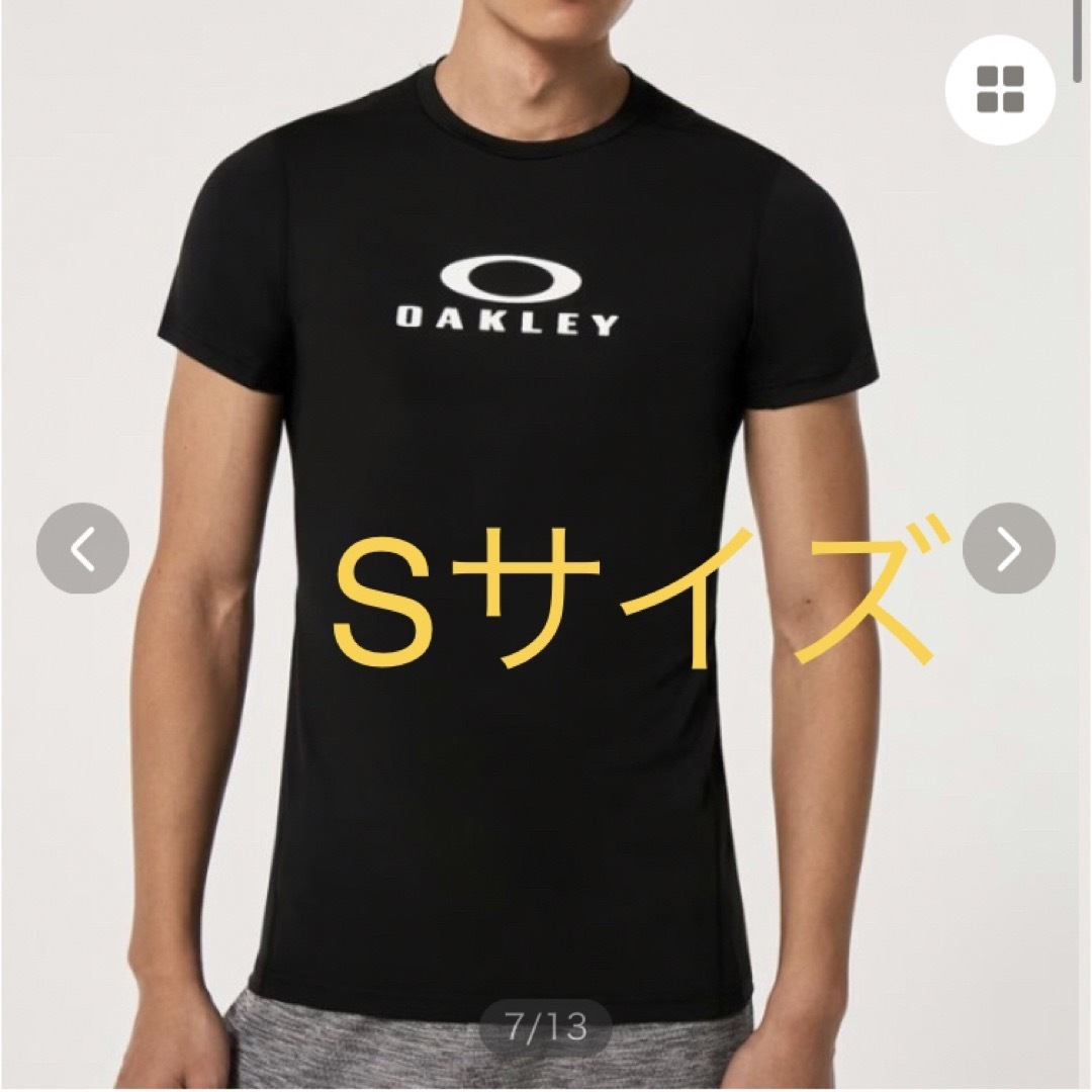 Oakley(オークリー)の新品　オークリー半袖Tシャツ メンズ BASE LAYER TOP Sサイズ メンズのトップス(Tシャツ/カットソー(半袖/袖なし))の商品写真