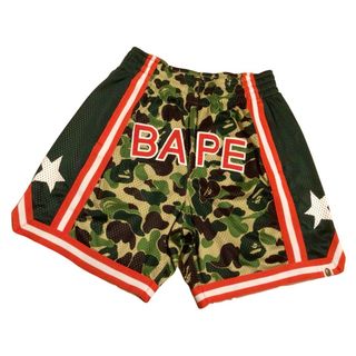 アベイシングエイプ ショートパンツ(メンズ)(グリーン・カーキ/緑色系