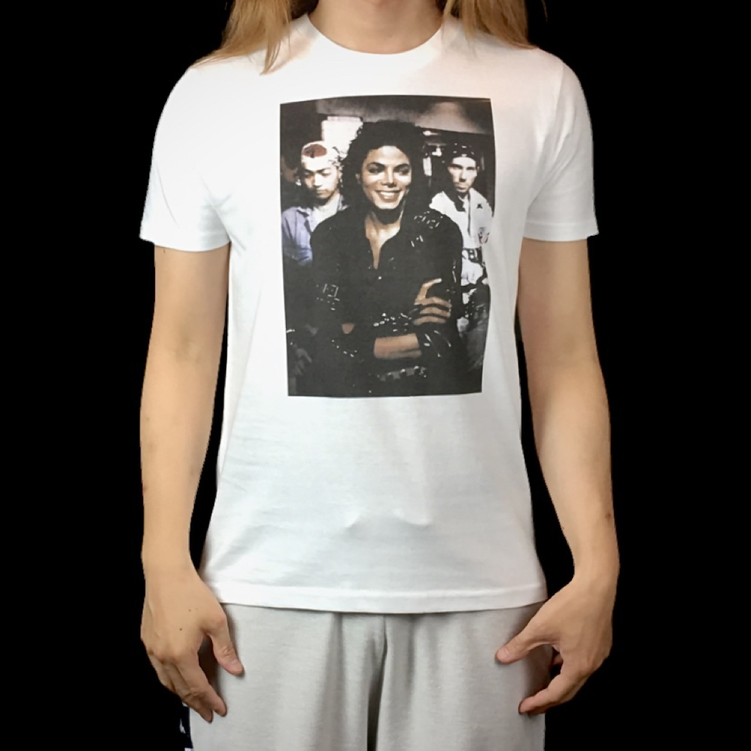 新品 MJ マイケルジャクソン BAD スリラー 80年代洋楽 MTV Tシャツ