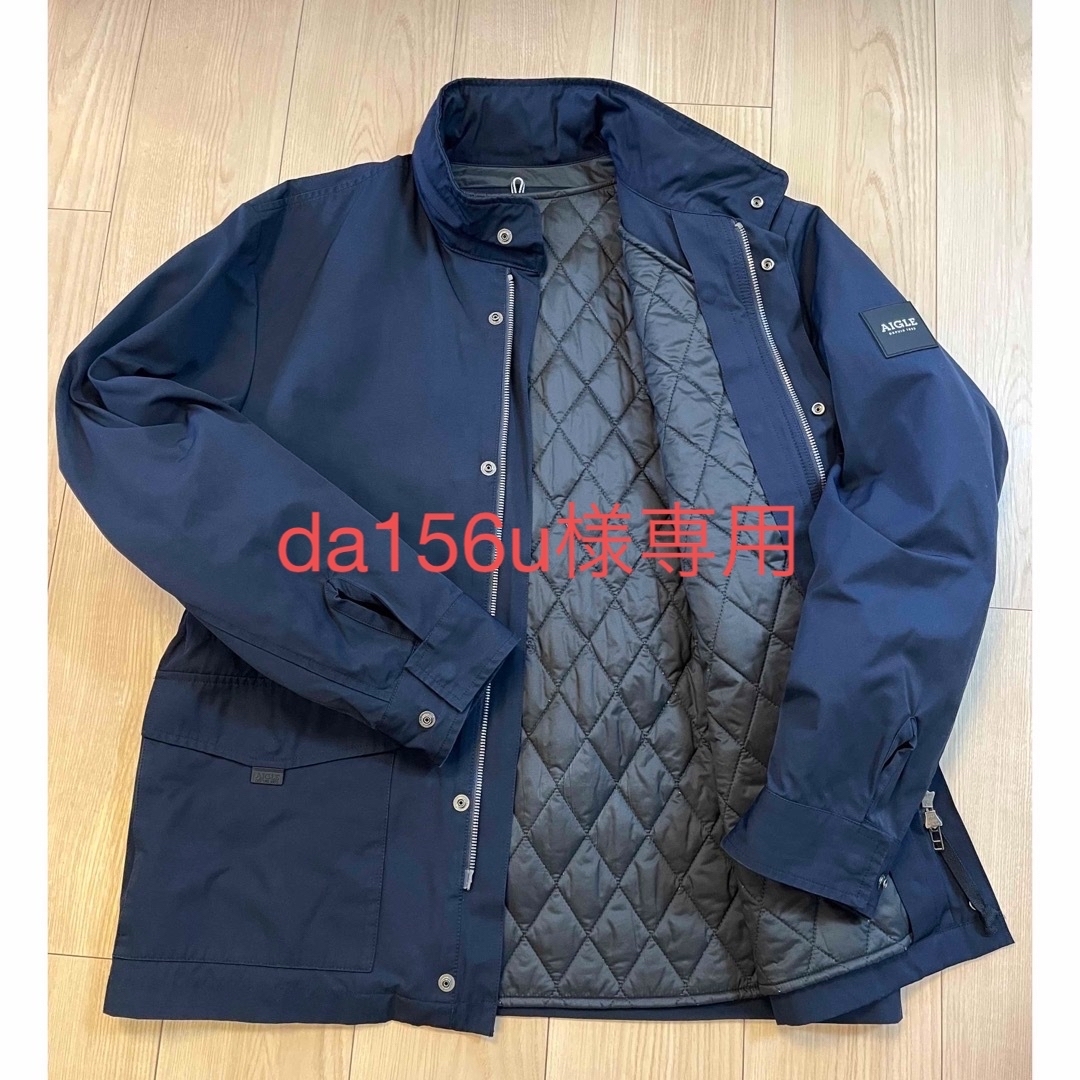 AIGLE(エーグル)のAIGLE ジャケット　メンズL ネイビー　ガルガ 3IN1 ジャケット メンズのジャケット/アウター(その他)の商品写真