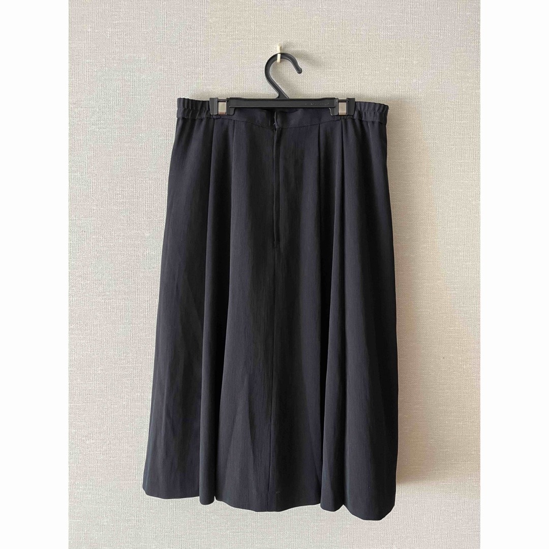 スカート　ブラック　プリーツ(値下げ) レディースのスカート(ひざ丈スカート)の商品写真