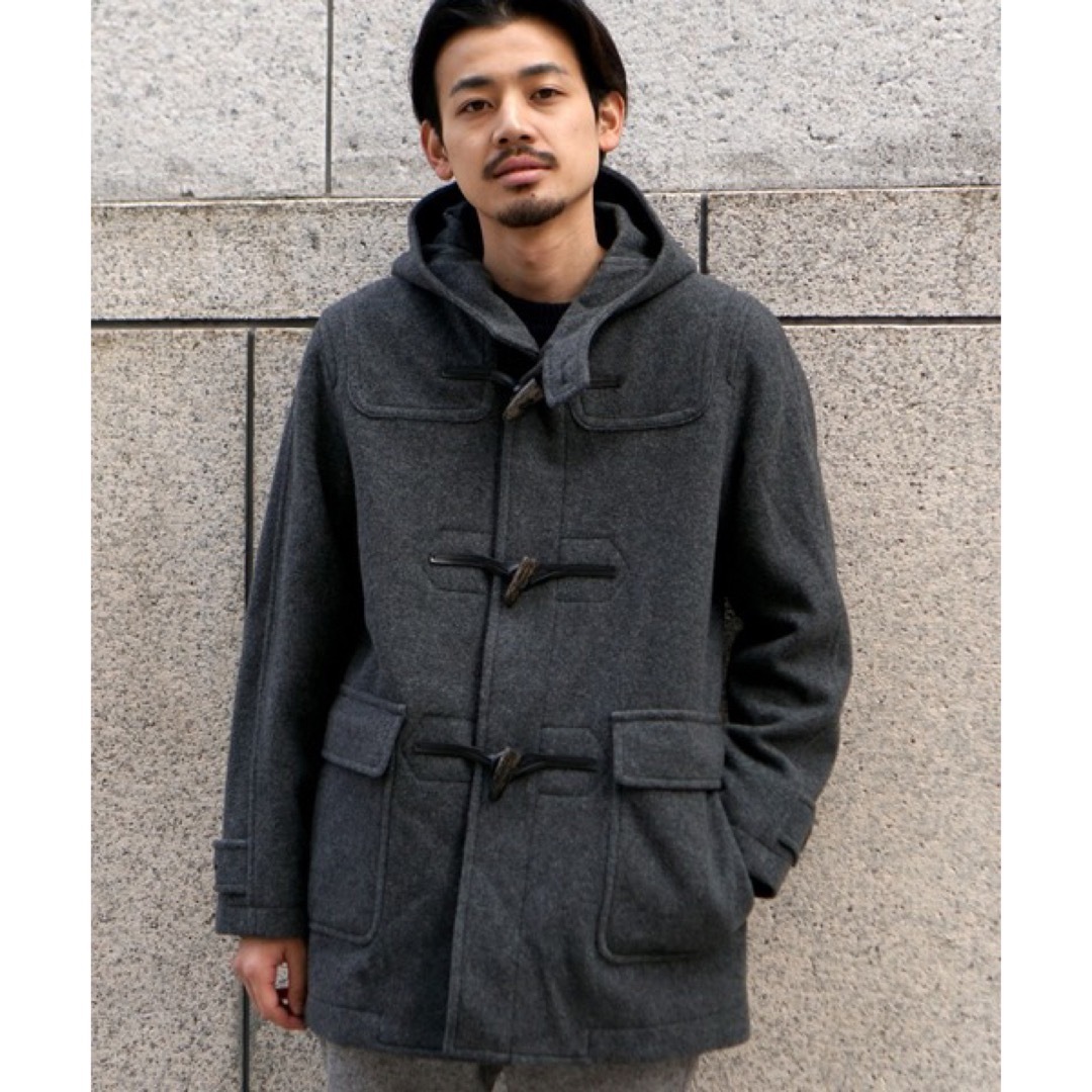 BEAMS(ビームス)の定価31900円 ビームス メルトンダッフルコート S メンズのジャケット/アウター(ダッフルコート)の商品写真