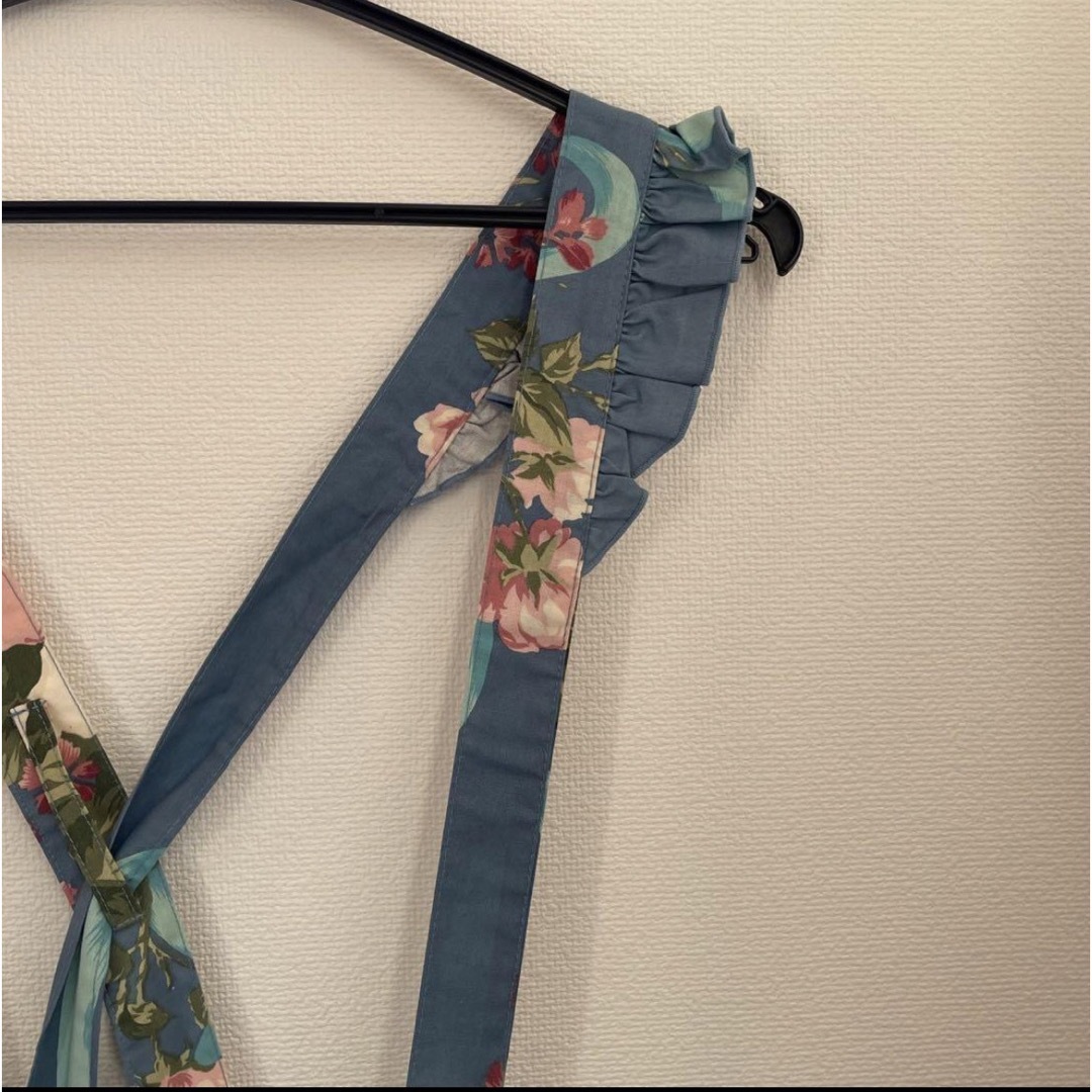 LIZ LISA(リズリサ)の【美品　1点限り】LIZLISA リズリサ　スカート　花柄　ブルー　リボン レディースのスカート(ミニスカート)の商品写真