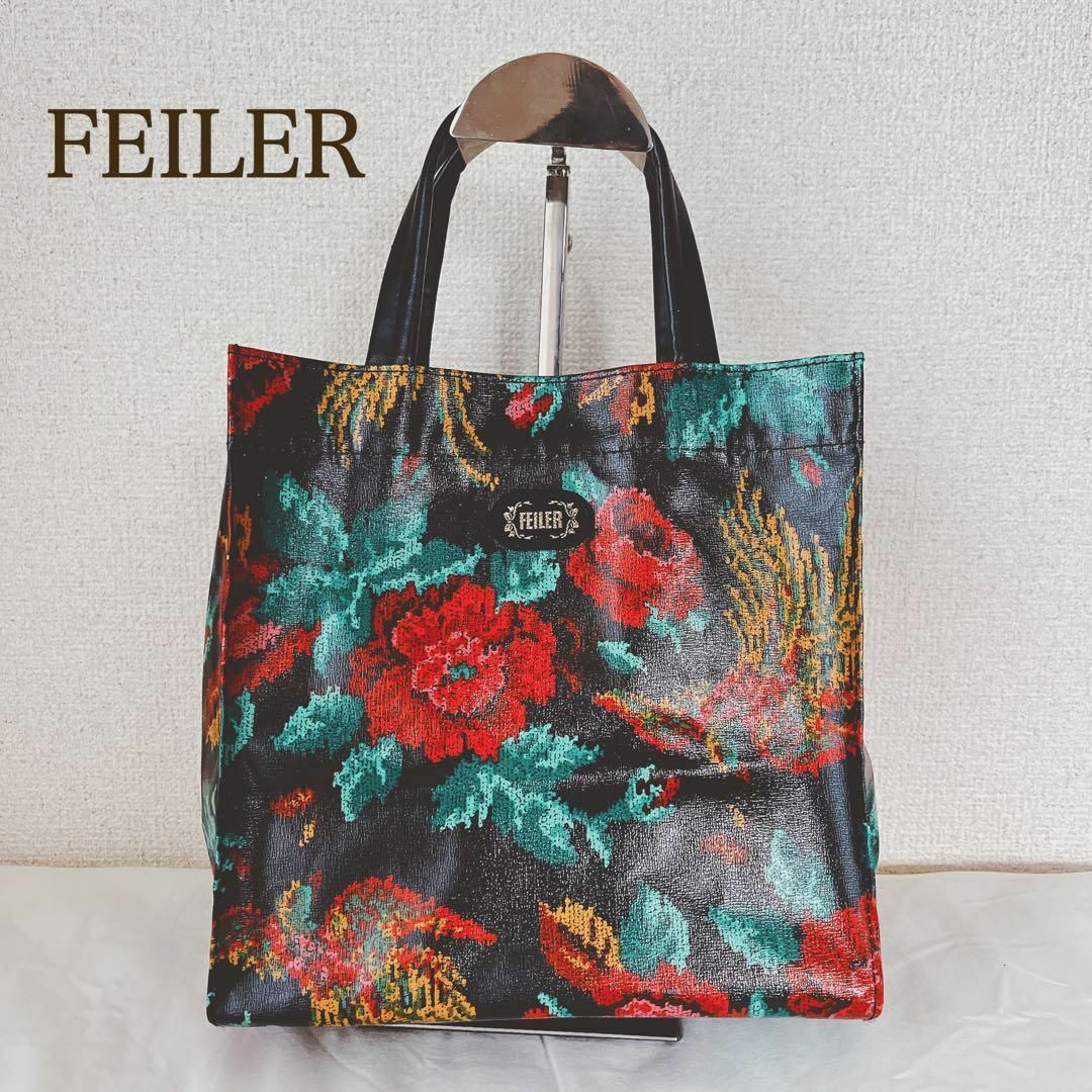 ainaファッション未使用 FEILER フェイラー ハンドバッグ 花柄 バック