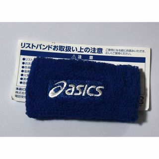 アシックス(asics)の未使用　アシックス　リストバンド　濃紺(その他)