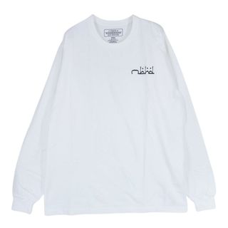 ネイバーフッド(NEIGHBORHOOD)のNEIGHBORHOOD ネイバーフッド Ｔシャツ アラビック ロゴ プリント クルーネック 長袖 Tシャツ ホワイト ホワイト系 M【中古】(シャツ)