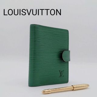 ヴィトン(LOUIS VUITTON) 手帳(メンズ)（グリーン・カーキ/緑色系）の