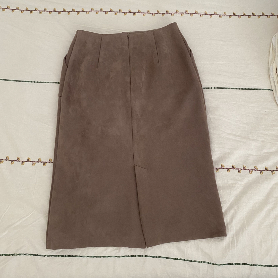 Stola.(ストラ)のStola. スウェードスカート サイズ36 レディースのスカート(ひざ丈スカート)の商品写真