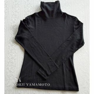 ヨウジヤマモト(Yohji Yamamoto)のYohji Yamamoto ヨウジヤマモト　長いネック　ウールカットソー(カットソー(長袖/七分))