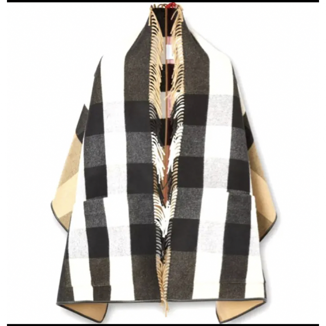 BURBERRY(バーバリー)のバーバリー　ケープ　ポンチョ　ストール　ショール　burberry レディースのファッション小物(ストール/パシュミナ)の商品写真