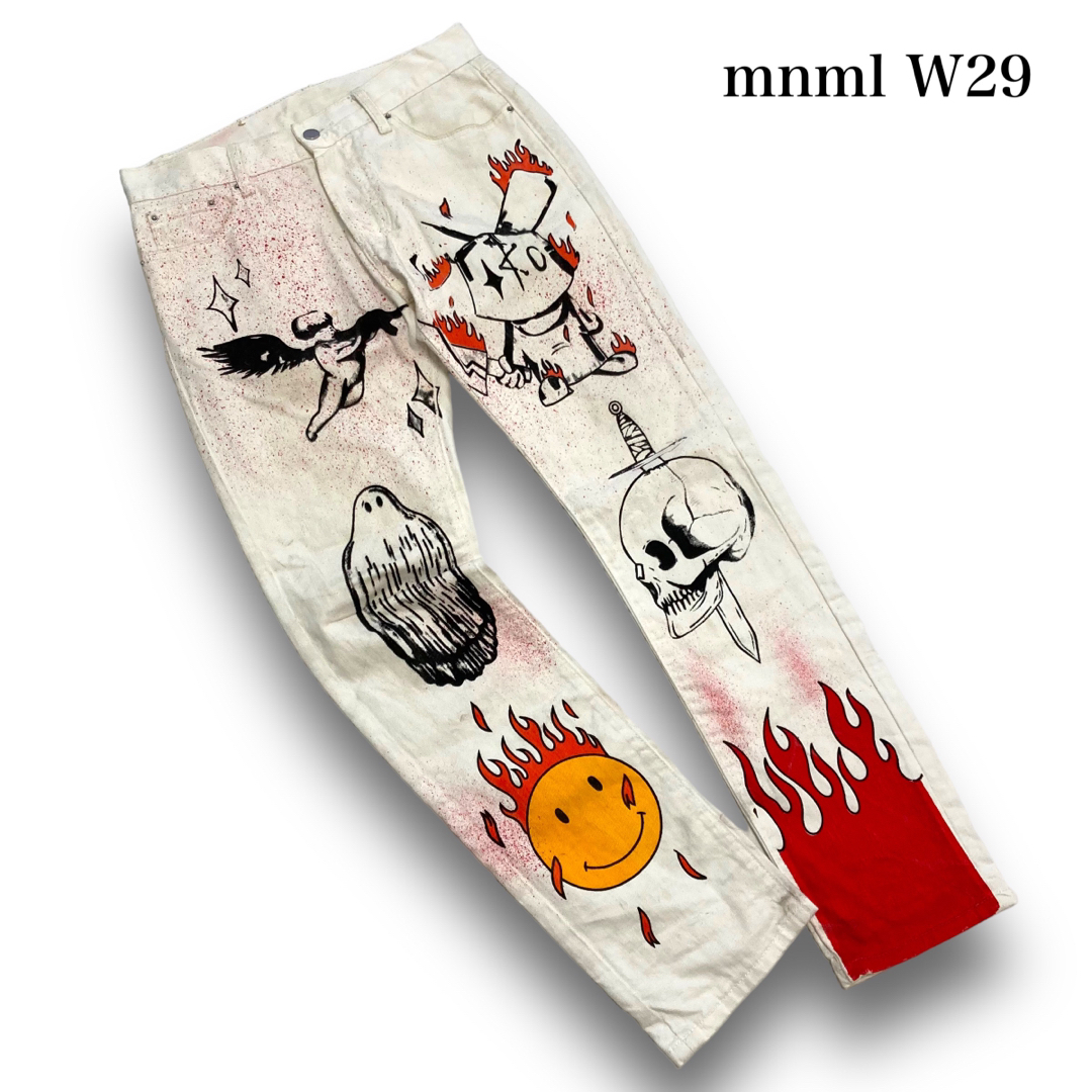 ブランドmnml【mnml】ミニマル HANDYWORK STRAIGHT DENIM (29)