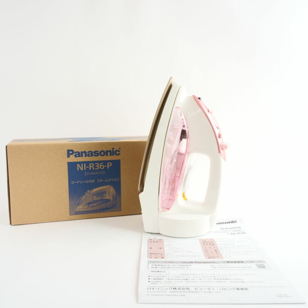 Panasonicパナソニック NI-R36 コートリール付き スチームアイロン（家庭用）