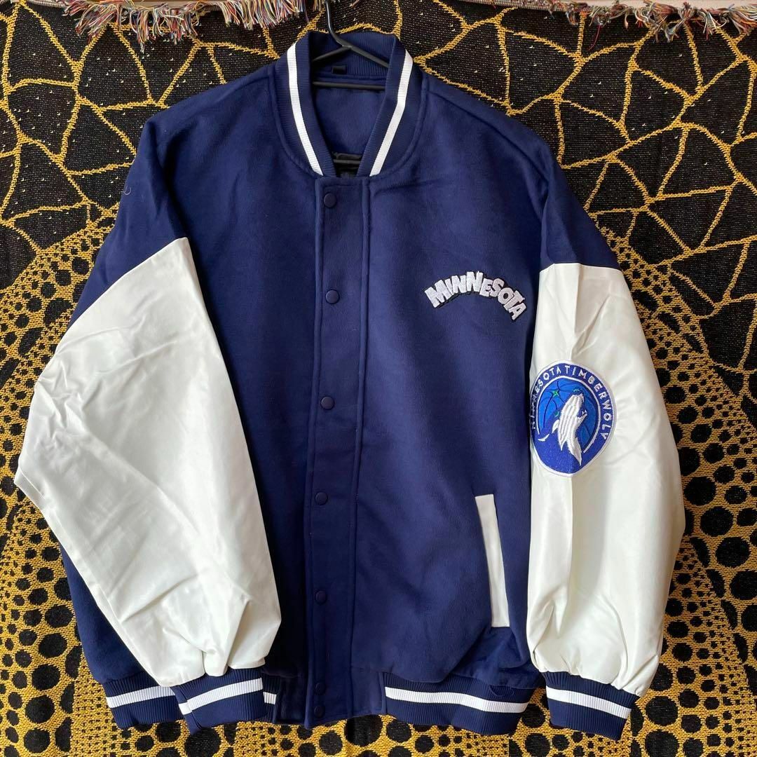 ウルブス スタジャン チームジャケット バスケ L XL XXL NBA好き ウルブス スタジャン チームジャケット バスケ L XL XXL NBA好き