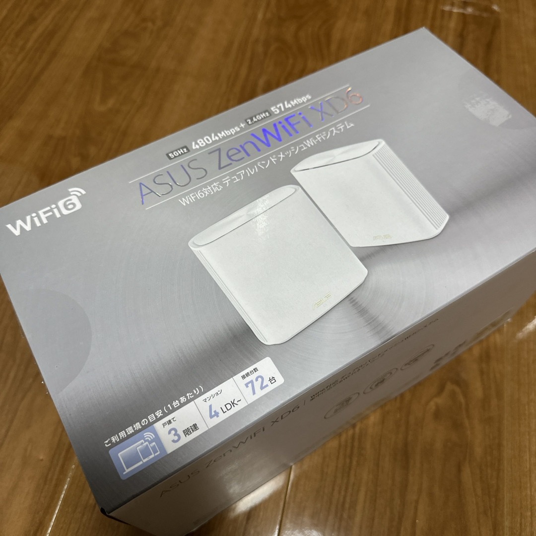 ASUS ZenWiFi XD6／W 2PackPC/タブレット