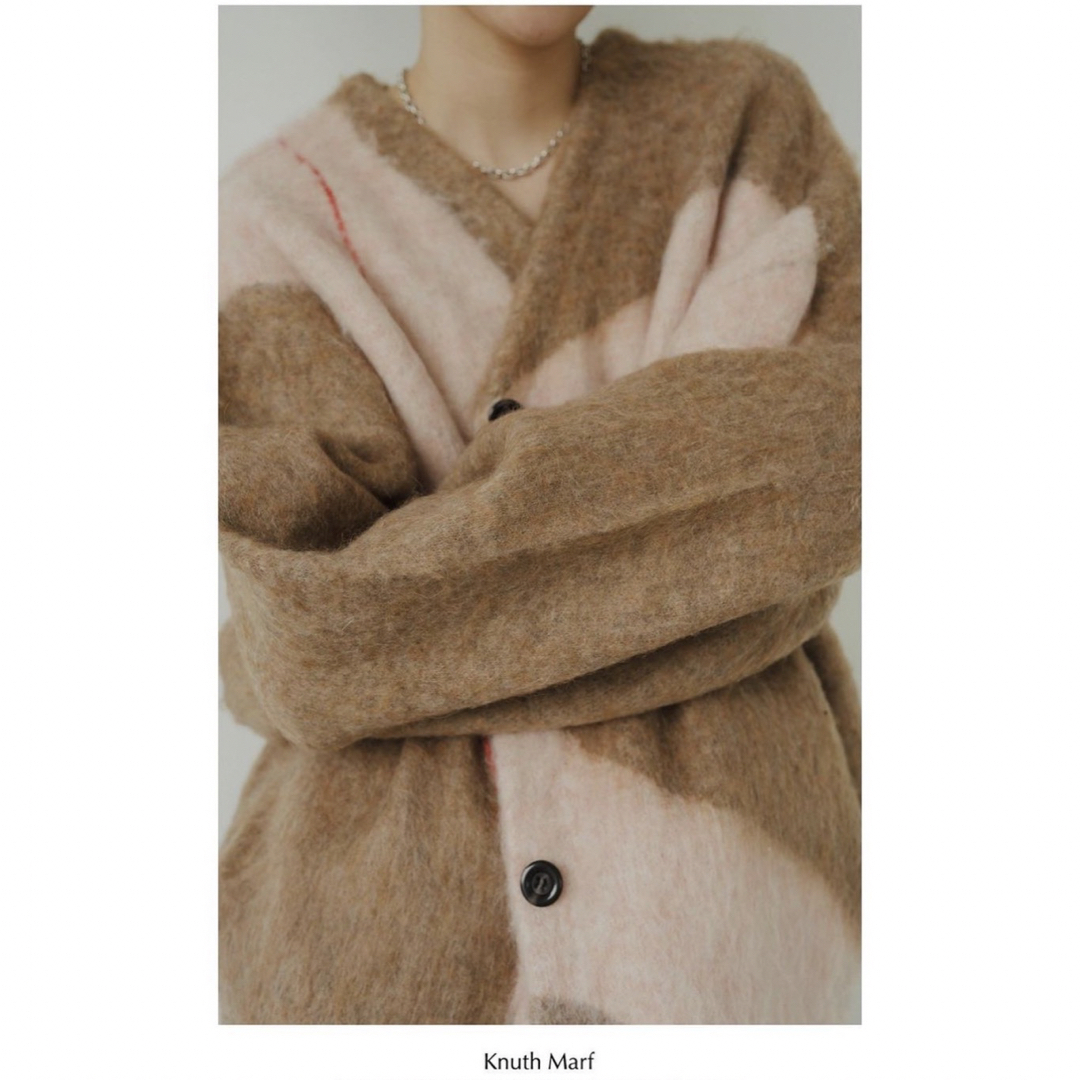 Knuthmarf accent mohair cardigan レディースのトップス(カーディガン)の商品写真