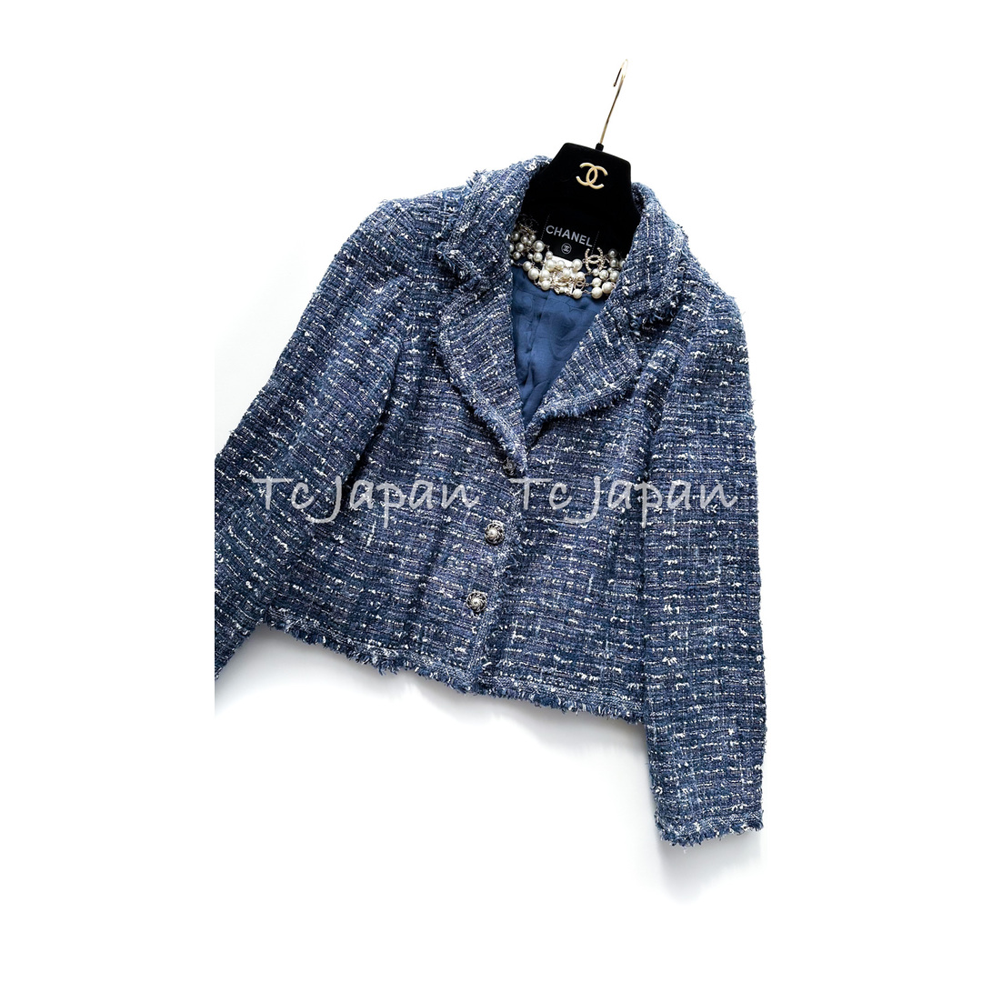 CHANEL - 美品 シャネル CHANEL ブルー・ネイビー・パール レザーCC