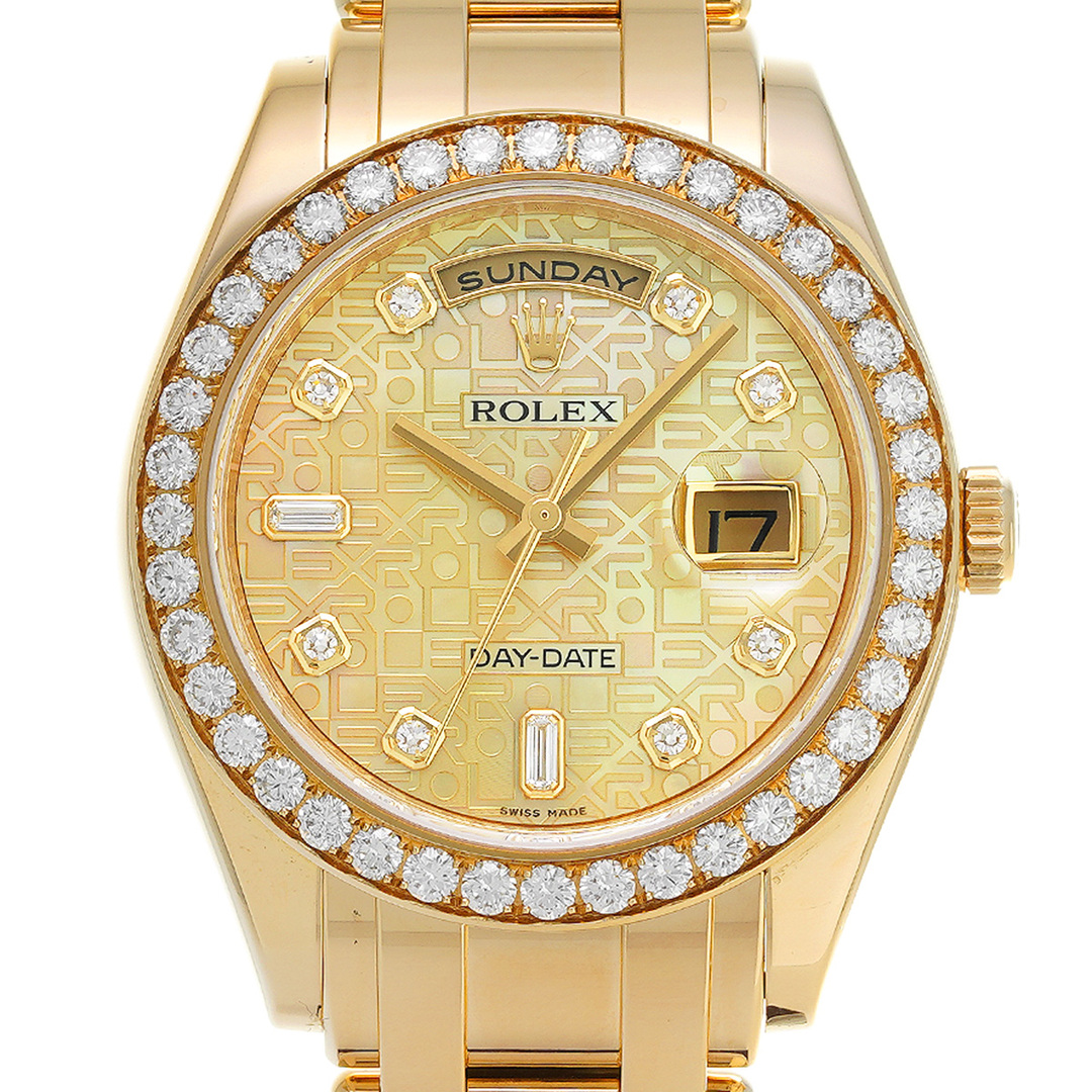 ROLEX(ロレックス)の中古 ロレックス ROLEX 18948NCA G番(2011年頃製造) イエローシェルコンピュータ/ダイヤモンド メンズ 腕時計 メンズの時計(腕時計(アナログ))の商品写真