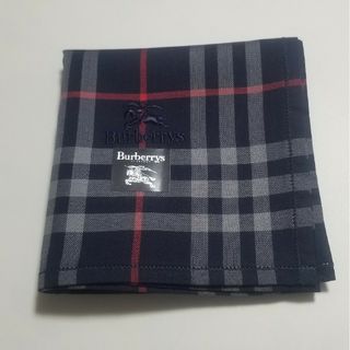 バーバリー(BURBERRY)のBURBERRYハンカチ Burberrys ノバチェックネイビー(ハンカチ)