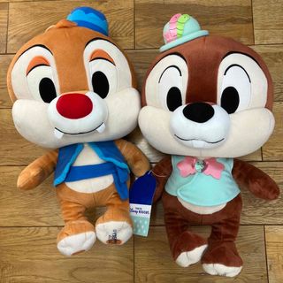 チップアンドデール(チップ&デール)のチップ&デール ぬいぐるみ ディズニーシー アブーズバザール ファッショナブル(ぬいぐるみ)