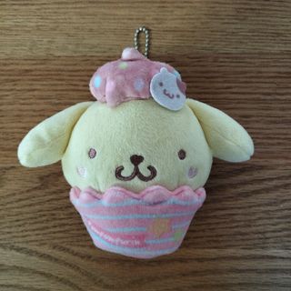 サンリオ(サンリオ)のポムポムプリン　ぬいぐるみ　キーホルダー(キャラクターグッズ)