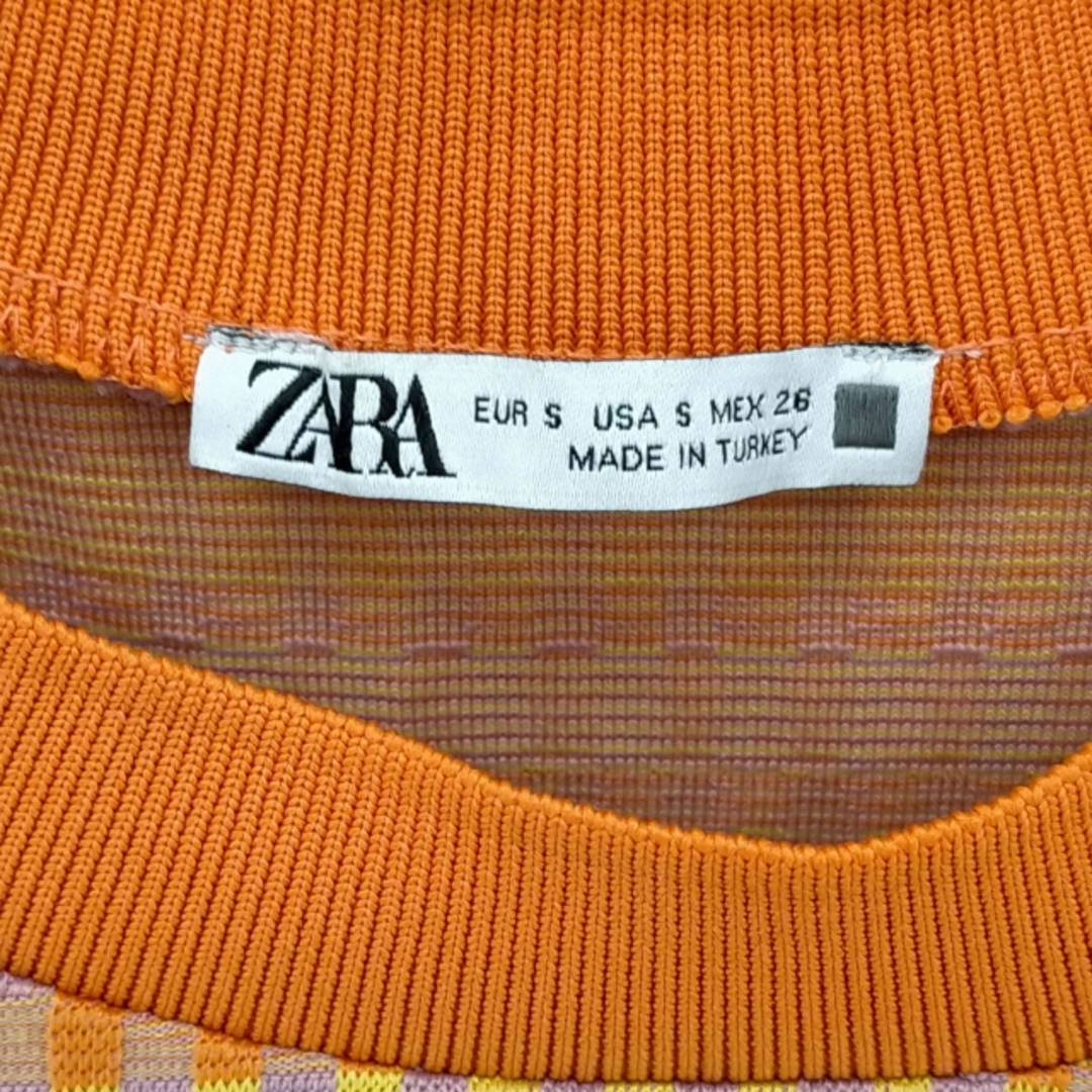 ZARA(ザラ)のZARA(ザラ) JACQUARD T-SHIRT レディース トップス レディースのトップス(Tシャツ(半袖/袖なし))の商品写真