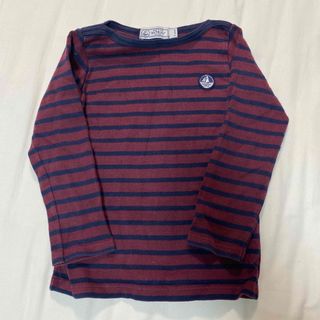 プチバトー(PETIT BATEAU)のプチバトー　長袖　ボーダー　5ans(Tシャツ/カットソー)