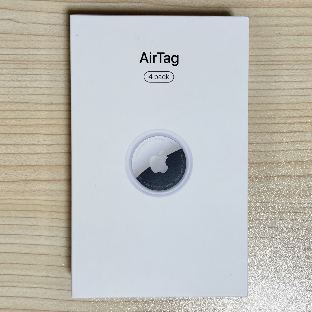 アップル　AirTag  4個入り　未使用　Apple