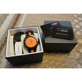 タイメックス(TIMEX)のTIMEX クオーツ腕時計 TW2T30200  (美品 難あり)(腕時計(アナログ))