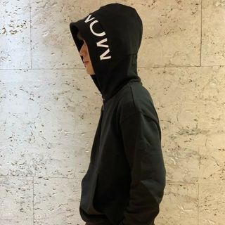 モンクレール(MONCLER)のモンクレールジャパンタグ付 MONCLER フードジップパーカー ブラック L(パーカー)