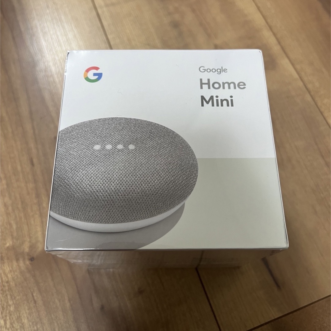 Google(グーグル)のGoogle Home mini/チョーク 新品 未開封 スマホ/家電/カメラのオーディオ機器(スピーカー)の商品写真