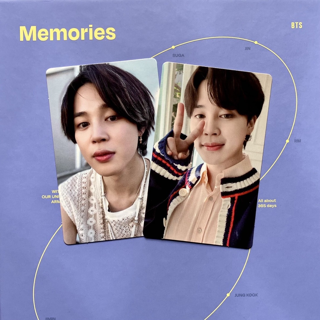 BTS memories メモリーズ2021トレカ ジミンjiminフォトカードK-POP/アジア