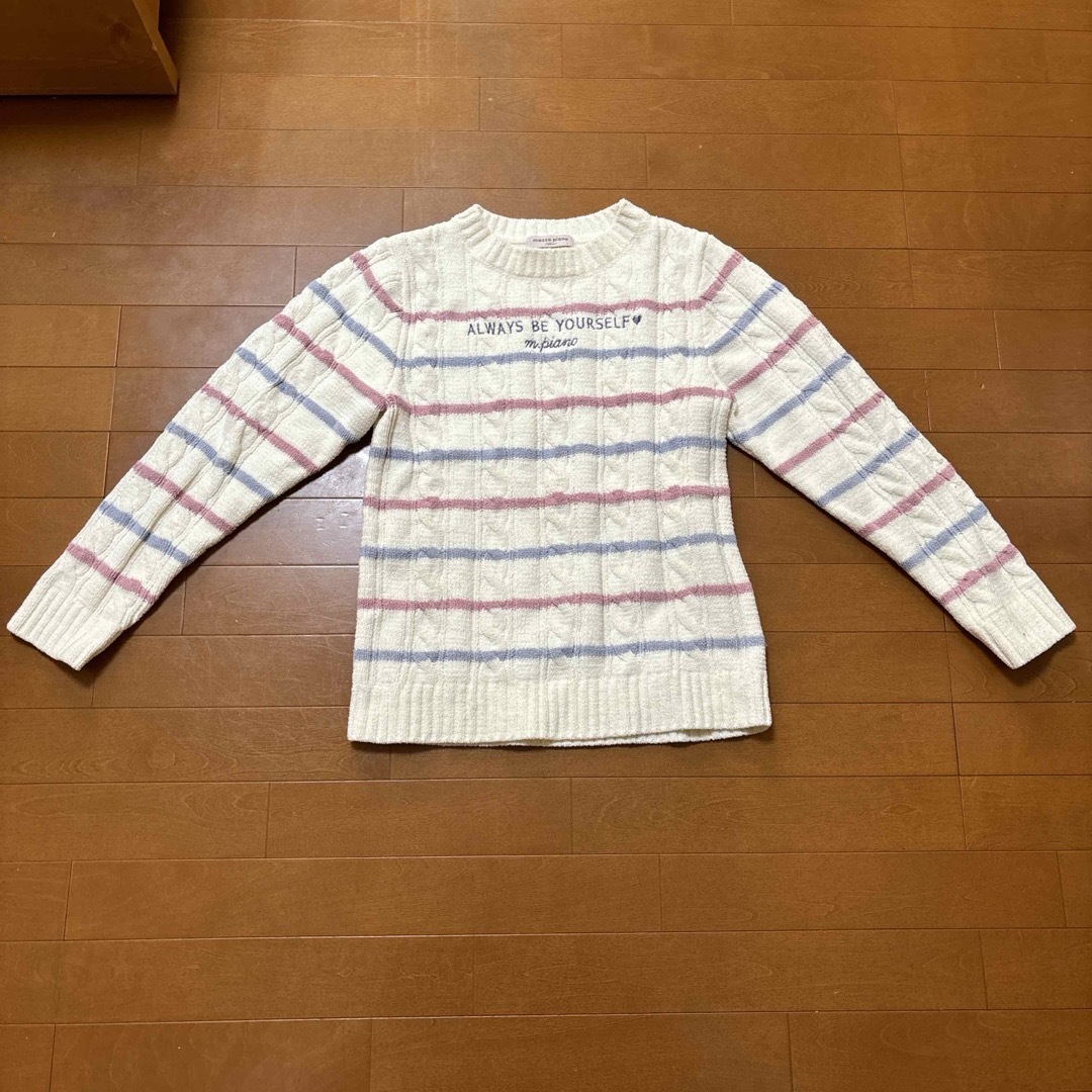 mezzo piano junior(メゾピアノジュニア)のmezzo piano junior 160 セーター　　 キッズ/ベビー/マタニティのキッズ服女の子用(90cm~)(ニット)の商品写真