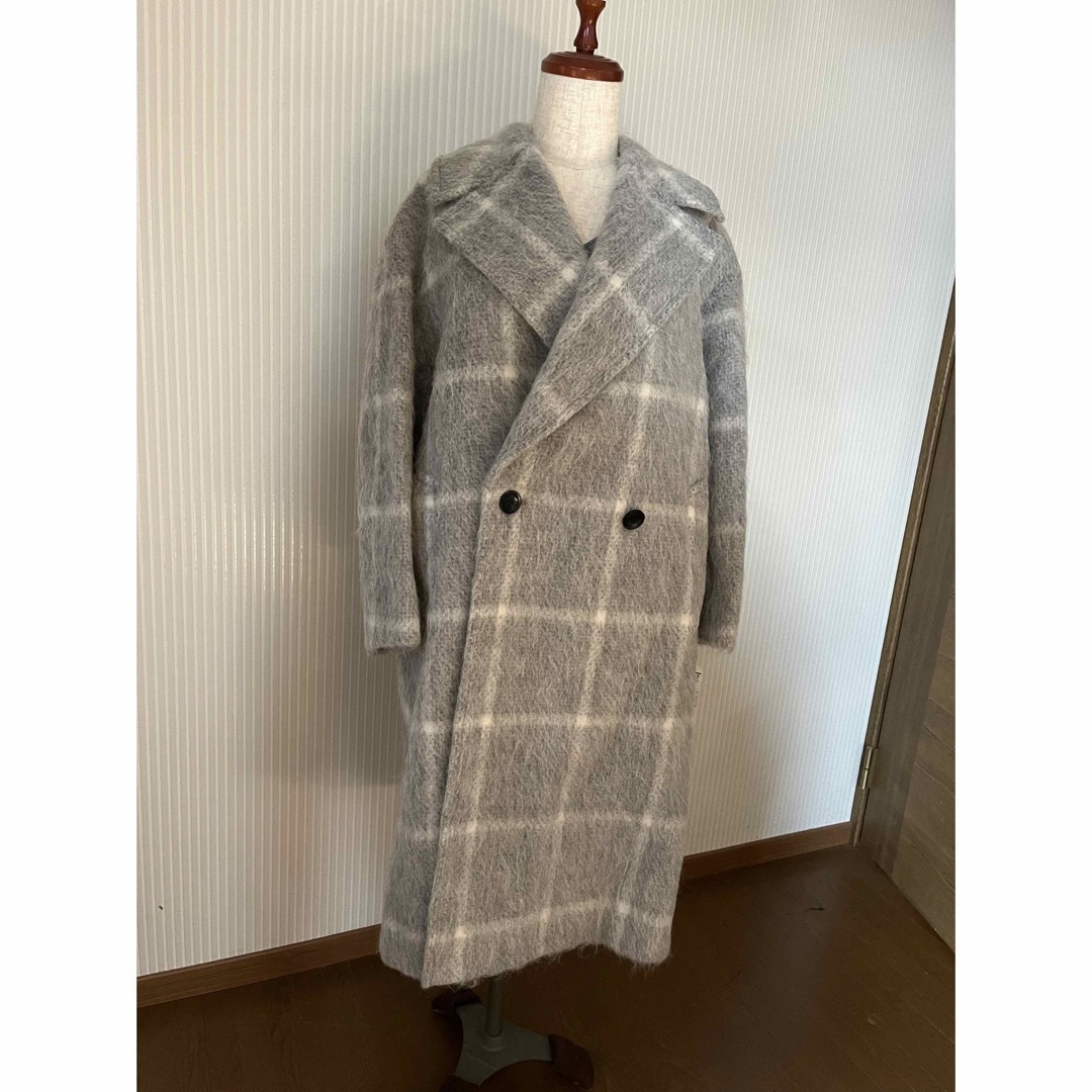 23区 - 23区 MANTECO シャギーチェック コートの通販 by keyaki's shop