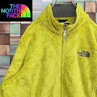 ザノースフェイス(THE NORTH FACE)の【ザ ノースフェイス】フリースジャケット フルジップ イエロー 肌ざわり◎(ブルゾン)