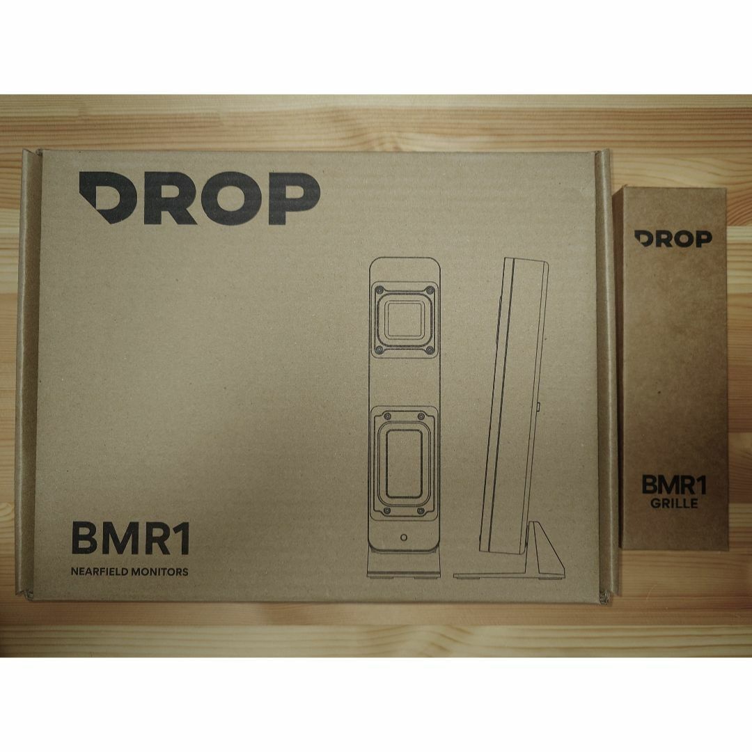 DROP　BMR1 NEARFIELD MONITORS+GRILLE×2PC周辺機器