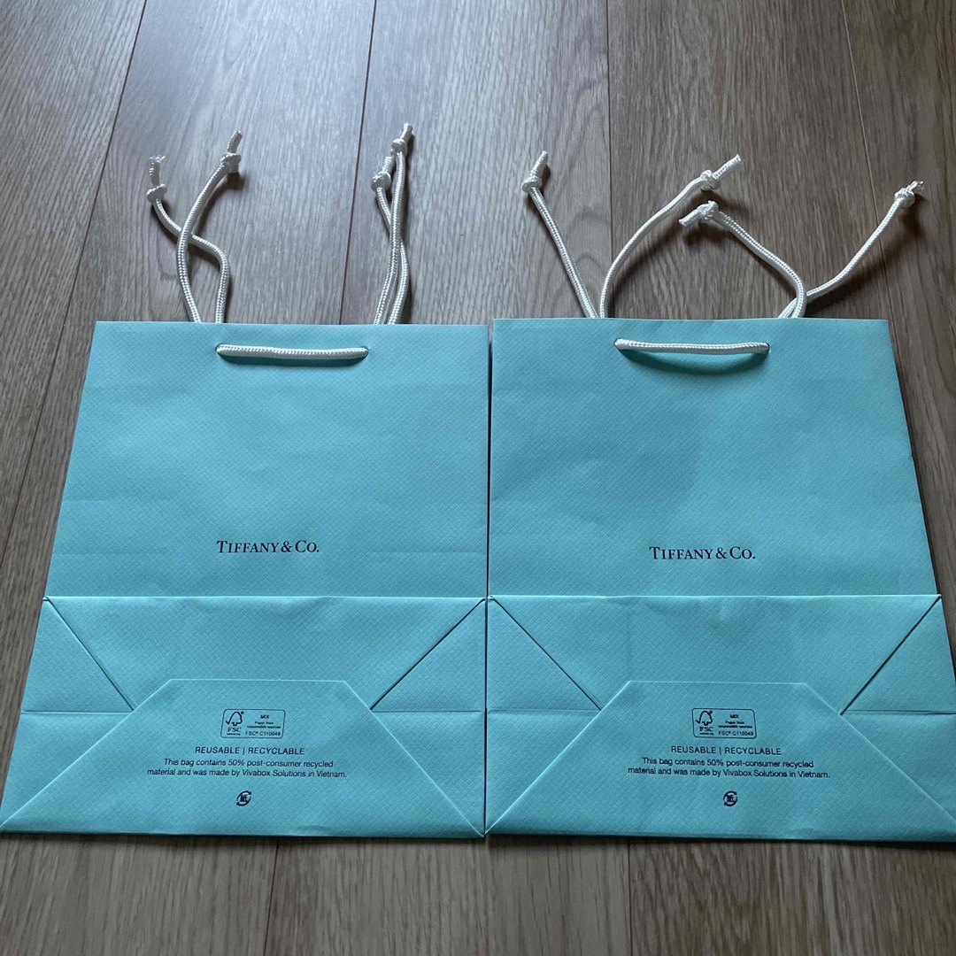 【50周年限定デザイン】Tiffany &Co. 紙袋 2枚