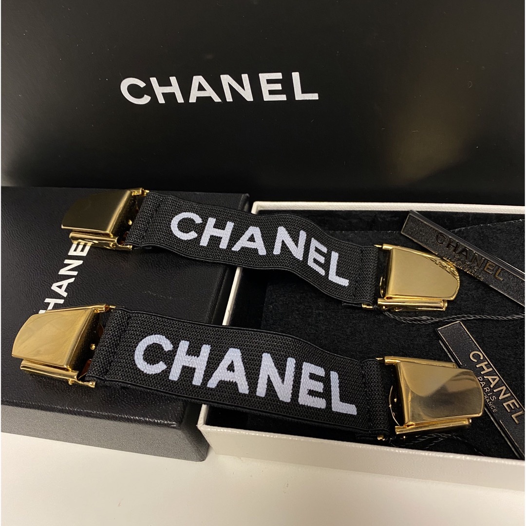 CHANEL - レア品 未使用 シャネル 94P ヴィンテージ サスペンダー 2個