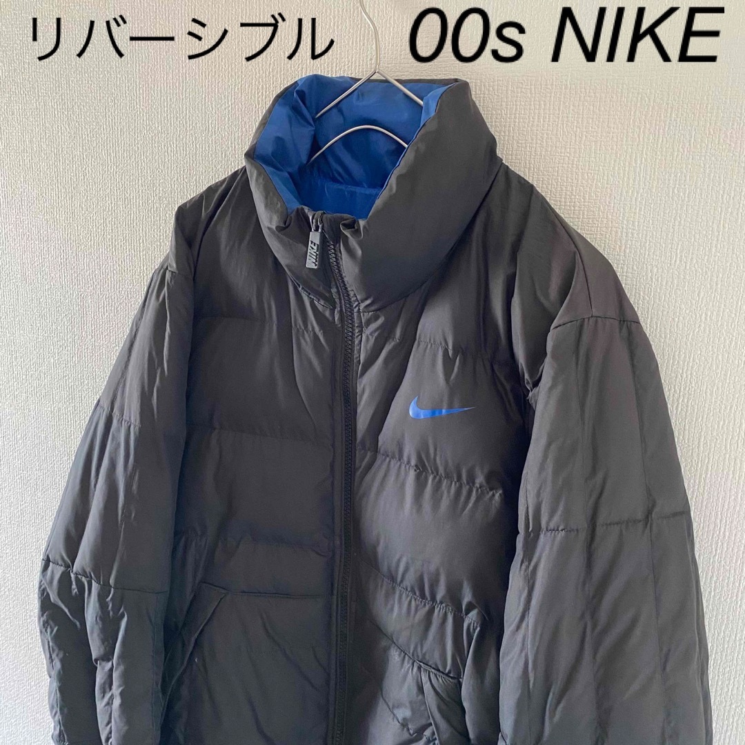 NIKE - 00sNIKEナイキダウンジャケットリバーシブルアウターメンズ長袖 ...