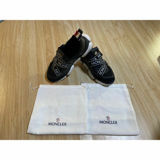 モンクレール(MONCLER)の【ひーくん様専用】美品　モンクレール ラインロゴスニーカー　25.0cm(スニーカー)