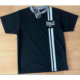 エバーラスト(EVERLAST)のエバーラスト コントラストストライプTシャツ& 八分丈メッシュパンツ(Tシャツ/カットソー(半袖/袖なし))