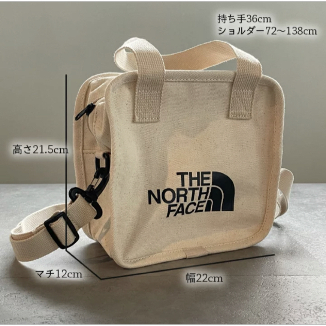 THE NORTH FACE(ザノースフェイス)の韓国ノースフェイスホワイトレーベルSQUARETOTEスクエアトートブラック レディースのバッグ(ショルダーバッグ)の商品写真