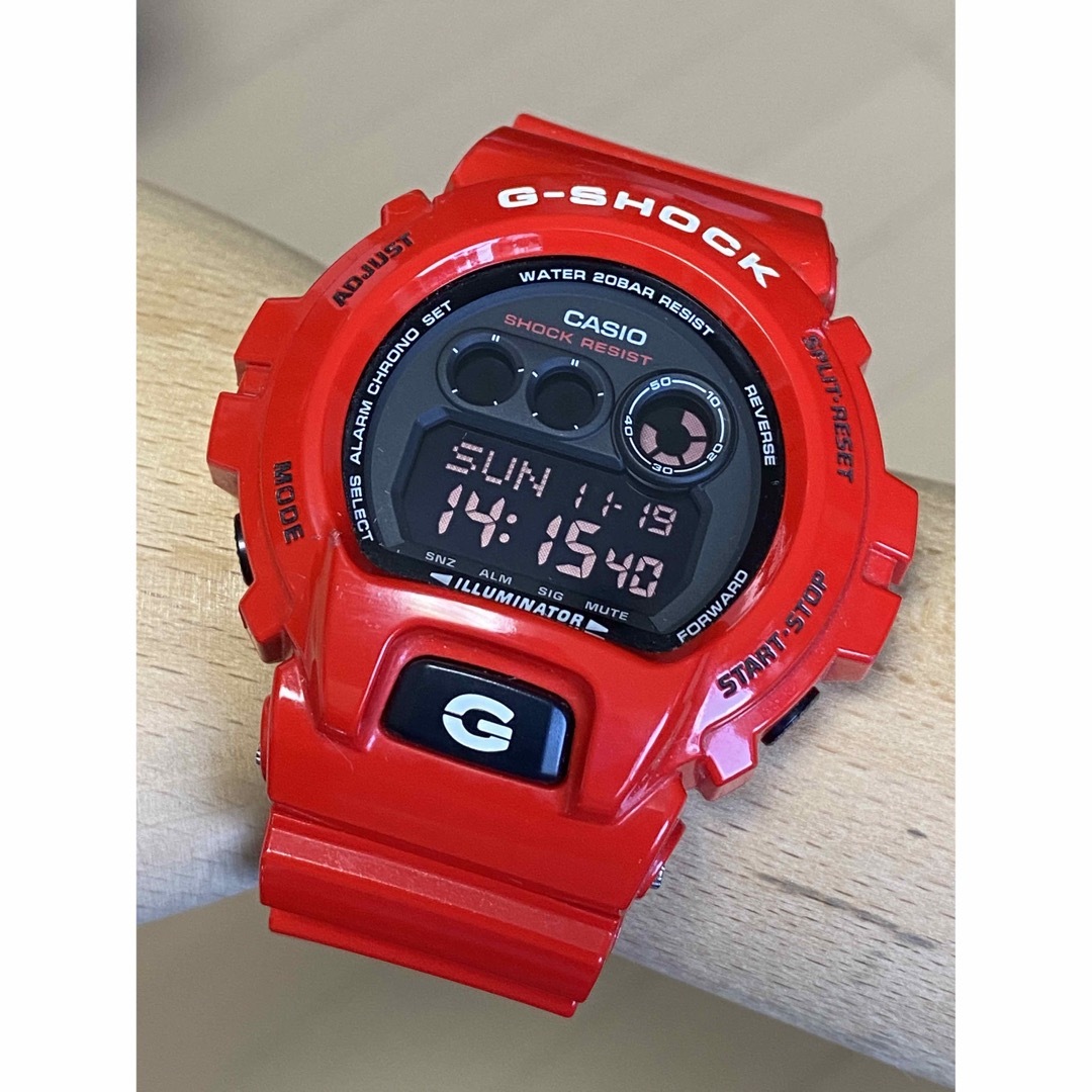 デカG/G-SHOCK/時計/GD-X6900/バーニングレッド/レア/反転液晶